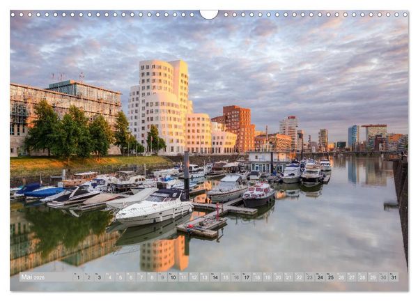 Produktbild: Wundersch&ouml;nes D&uuml;sseldorf (Wandkalender 2026 DIN A3 quer), CALVENDO Monatskalender