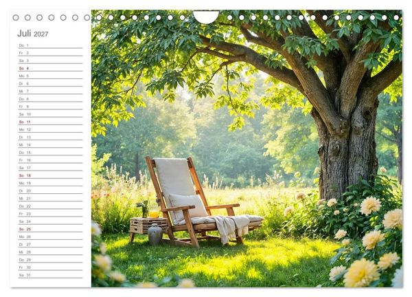 Produktbild: Zuhause im Augenblick - Lieblingspl&auml;tze zum Innehalten (Wandkalender 2027 DIN A4 quer), CALVENDO Monatskalender