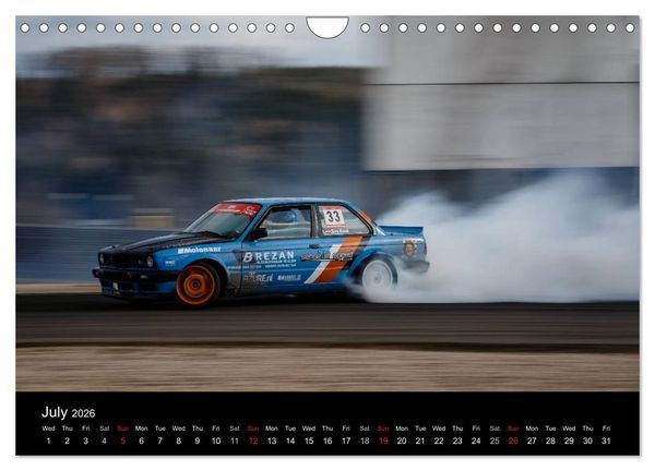Produktbild: Drifting at the Nurburgring (Wall Calendar 2026 DIN A4 landscape), CALVENDO 12 Month Wall Calendar