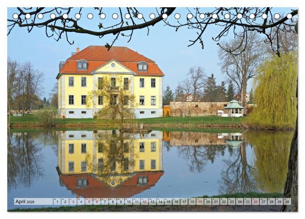 Produktbild: Geheimnisse ostdeutscher Kultur - Schl&ouml;sser und Burgen (Tischkalender 2026 DIN A5 quer), CALVENDO Monatskalender