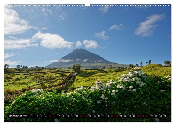 Produktbild: Pico Azoren - Vulkanisch gepr&auml;gte Trauminsel im Atlantik (hochwertiger Premium Wandkalender 2026 DIN A2 quer), Kunstdruck in Hochglanz