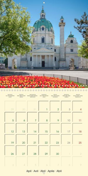 Produktbild: Heindl, K: Beautiful Vienna (Wall Calendar 2021 300 &times; 300 mm