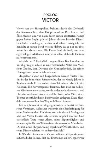 Produktbild: Ars&egrave;ne Lupin &ndash; Viktor von der Sittenpolizei. Detektivroman. Maurice Leblanc