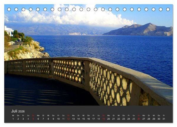 Produktbild: Magisches Kroatien (Tischkalender 2026 DIN A5 quer), CALVENDO Monatskalender