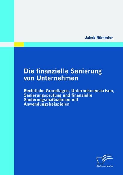 Produktbild: Die finanzielle Sanierung von Unternehmen