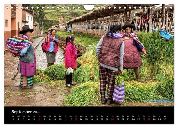 Produktbild: Traumziel Peru (Wandkalender 2026 DIN A4 quer), CALVENDO Monatskalender