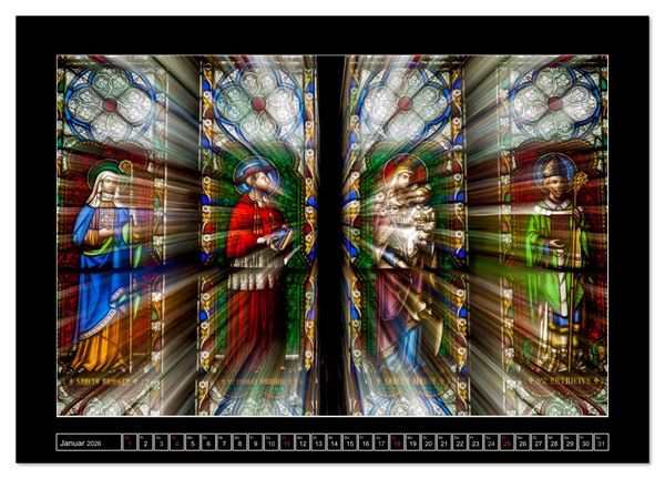 Produktbild: IRLAND - Fenster des Glaubens (Wandkalender 2026 DIN A4 quer), CALVENDO Monatskalender