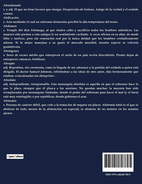 Produktbild: El Diccionario del Diablo