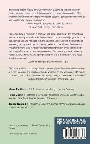Produktbild: Sampling in Judgment and Decision Making