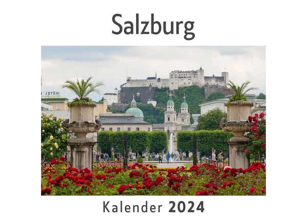 Produktbild: Salzburg (Wandkalender 2024, Kalender DIN A4 quer, Monatskalender im Querformat mit Kalendarium, Das perfekte Geschenk)