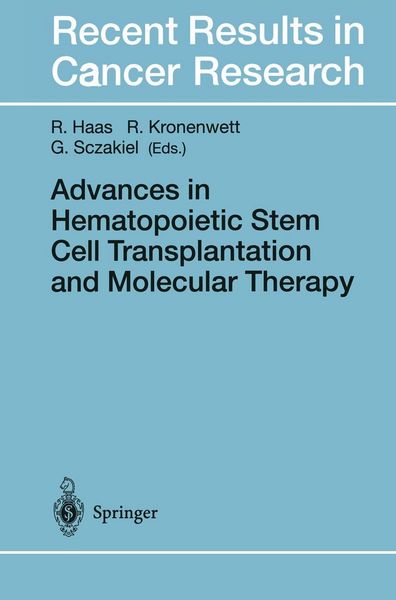 Produktbild: Advances in Hematopoietic Stem Cell Transplantation and Molecular Therapy