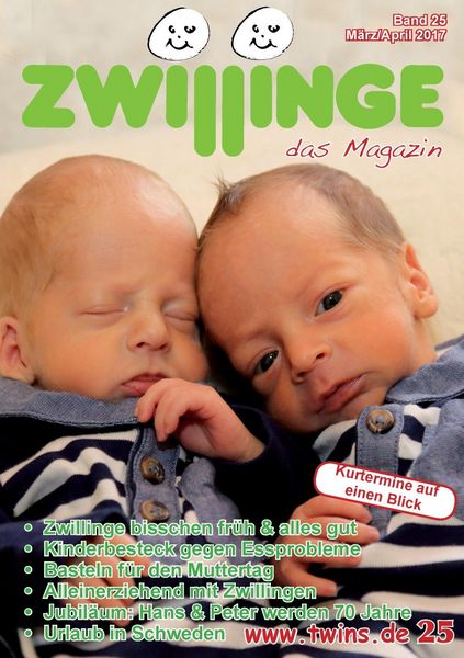 Produktbild: Zwillinge das Magazin M&auml;rz/April 2017