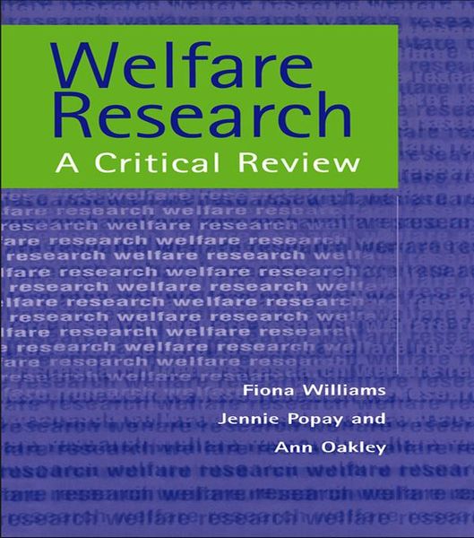 Produktbild: Welfare Research