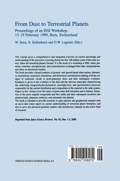Produktbild: From Dust to Terrestrial Planets
