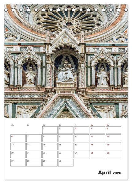 Produktbild: Florenz - Stadt mit besonderem Zauber (Tischkalender 2026 DIN A5 hoch), CALVENDO Monatskalender