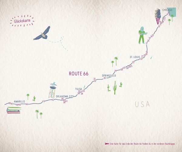 Produktbild: Gl&uuml;cksorte an der Route 66. Von Chicago bis Santa Monica