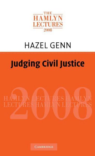 Produktbild: Judging Civil Justice