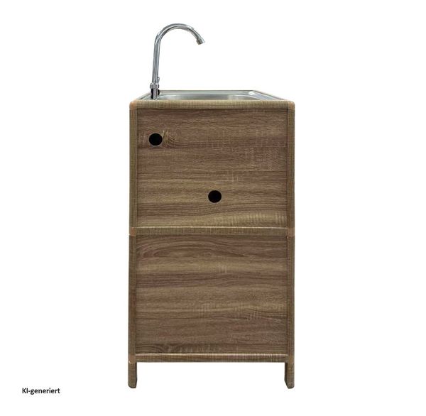 Produktbild: HTI-Living Sp&uuml;le mit Unterschrank f&uuml;r Outdoork&uuml;che Sonoma