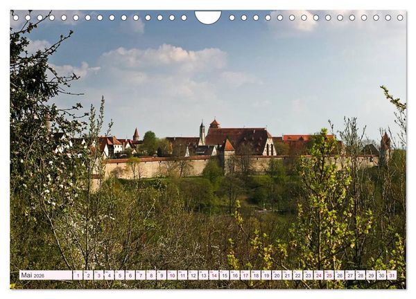 Produktbild: Romantisches Rothenburg ob der Tauber (Wandkalender 2026 DIN A4 quer), CALVENDO Monatskalender