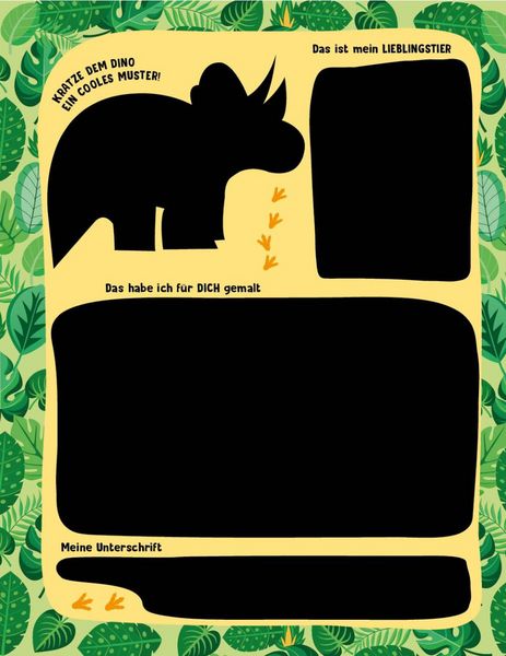 Produktbild: Kritzel-Kratzel-Buch Meine Schulfreunde (Dinos)