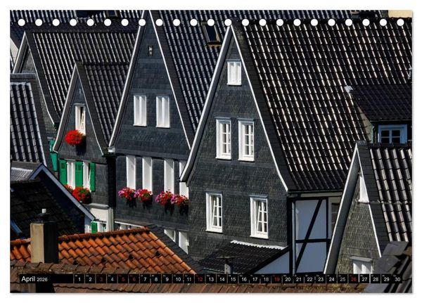 Produktbild: Solinger Bilderbogen 2026 (Tischkalender 2026 DIN A5 quer), CALVENDO Monatskalender