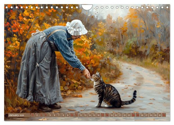 Produktbild: Life on a Farm in Old America (Wall Calendar 2026 DIN A4 landscape), CALVENDO 12 Month Wall Calendar