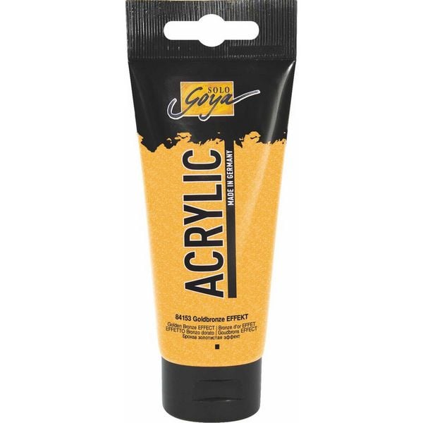 Produktbild: SOLO GOYA Acrylic Effekt goldbronze 100ml Tube