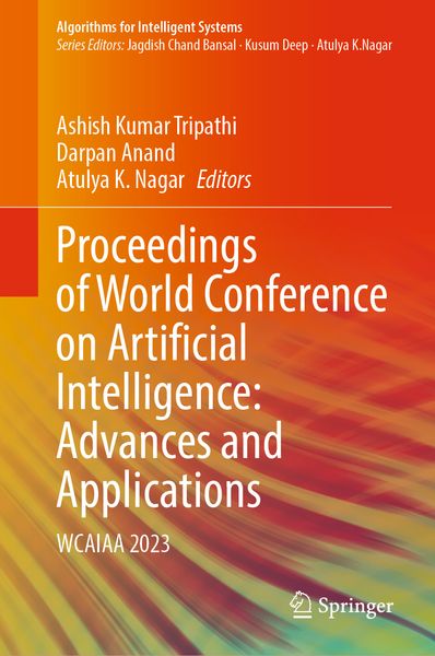 Produktbild: Proceedings of World Conference on Artificial Intelligence: Advances and Applications