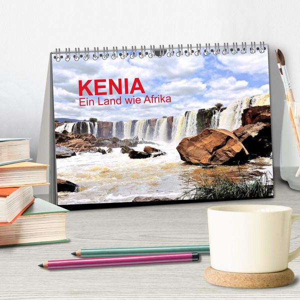 Produktbild: Kenia - Ein Land wie Afrika (Tischkalender 2026 DIN A5 quer), CALVENDO Monatskalender