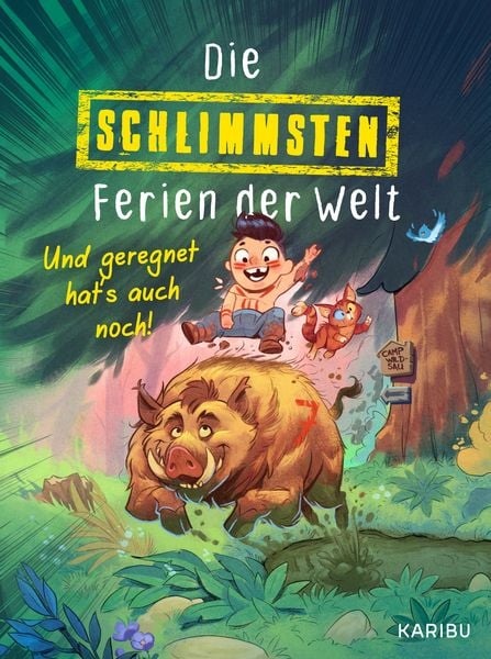 Produktbild: Die schlimmsten Ferien der Welt (Band 1) &ndash; Und geregnet hat's auch noch!