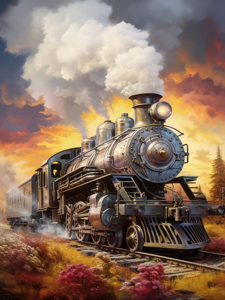 Produktbild: CALVENDO Puzzle Steampunk-Lokomotiven | 1000 Teile Lege-Gr&ouml;&szlig;e 64x48cm Foto-Puzzle f&uuml;r gl&uuml;ckliche Stunden