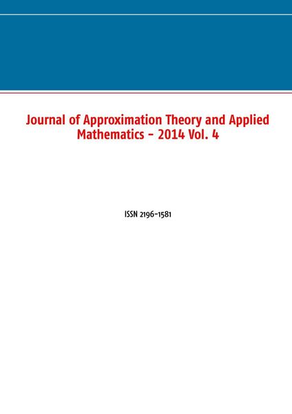 Produktbild: Journal of Approximation Theory and Applied Mathematics - 2014 Vol. 4