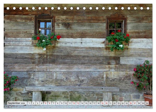 Produktbild: Bauernfenster (Tischkalender 2026 DIN A5 quer), CALVENDO Monatskalender