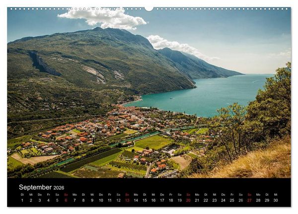 Produktbild: Die sch&ouml;nste Seite am Gardasee (Wandkalender 2026 DIN A2 quer), CALVENDO Monatskalender