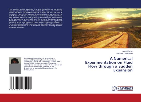 Produktbild: A Numerical Experimentation on Fluid Flow through a Sudden Expansion
