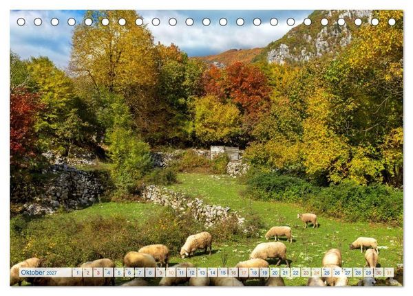 Produktbild: Abenteuer Theth - Unterwegs in den Albanischen Alpen (Tischkalender 2027 DIN A5 quer), CALVENDO Monatskalender