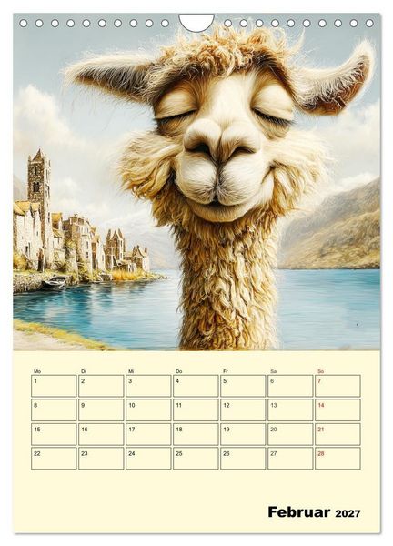 Produktbild: Lama la Vida. Lama-Momente zwischen Humor und Charakter (Wandkalender 2027 DIN A4 hoch), CALVENDO Monatskalender