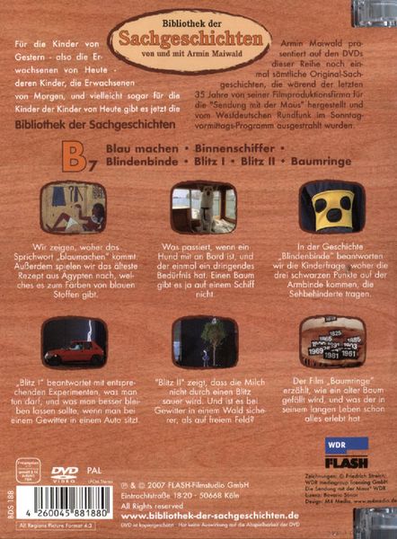 Produktbild: B7 - Blau machen/Binnenschiffer/Blindenbinde/Blitz 1+2/Baumringe (Bibliothek der Sachgeschichten)