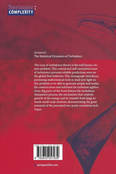 Produktbild: The Statistical Dynamics of Turbulence