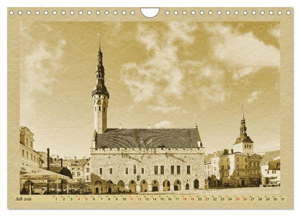 Produktbild: Das Baltikum - Ein Kalender im Zeitungsstil (Wandkalender 2026 DIN A4 quer), CALVENDO Monatskalender