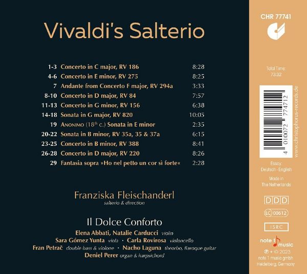 Produktbild: Antonio Vivaldi: Vivaldi s Salterio