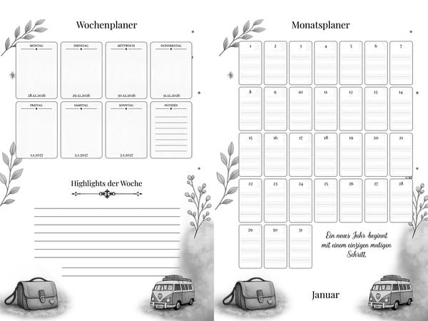 Produktbild: Annika Kalender 2027 - Zeitzauber