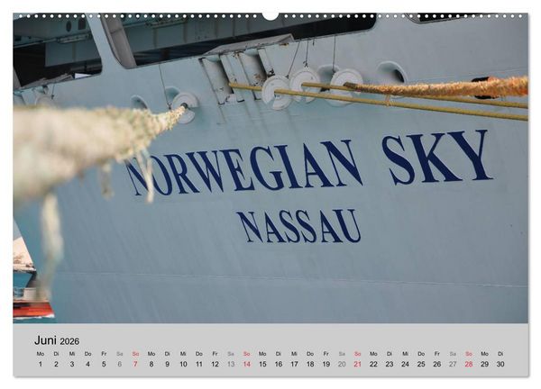 Produktbild: Kreuzfahrt Impressionen (Wandkalender 2026 DIN A2 quer), CALVENDO Monatskalender