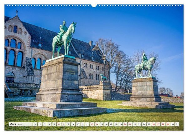 Produktbild: Goslar - Zwischen Fachwerk und Welterbe (Wandkalender 2027 DIN A2 quer), CALVENDO Monatskalender