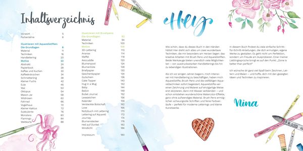 Produktbild: Watercolor liebt Handlettering