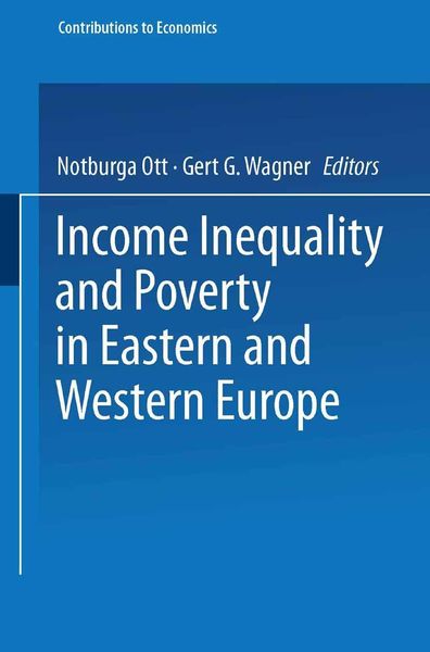 Produktbild: Income Inequality and Poverty in Eastern and Western Europe