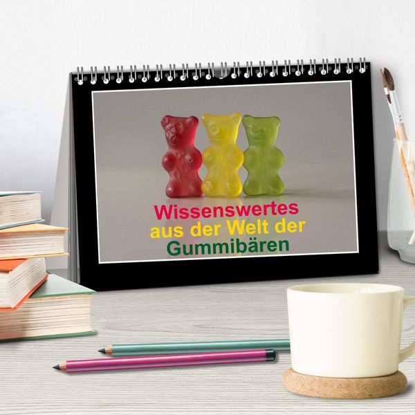 Produktbild: Wissenswertes aus der Welt der Gummib&auml;ren (Tischkalender 2026 DIN A5 quer), CALVENDO Monatskalender