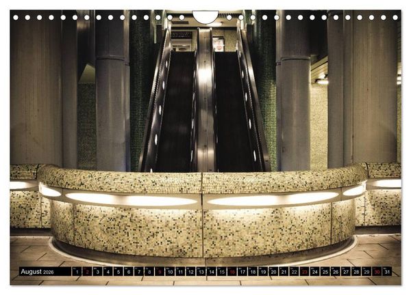 Produktbild: U-Bahn-Stationen Hannover (Wandkalender 2026 DIN A4 quer), CALVENDO Monatskalender