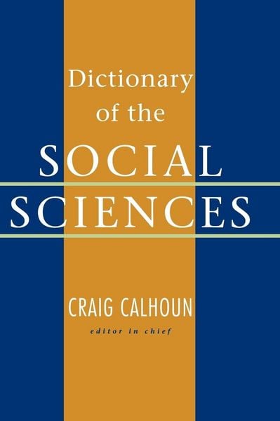 Produktbild: Dictionary of the Social Sciences