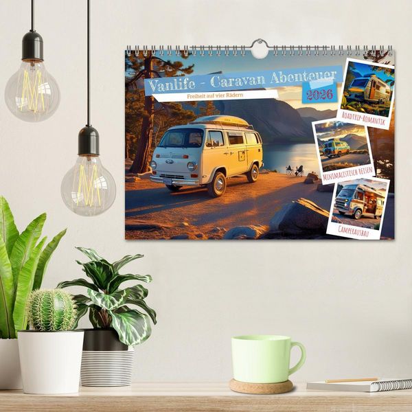 Produktbild: Vanlife - Caravan Abenteuer (Wandkalender 2026 DIN A4 quer), CALVENDO Monatskalender